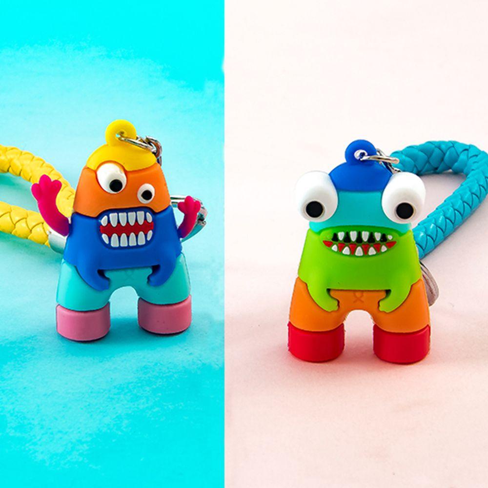 Móc Chìa Khóa Bằng Hợp Kim Hình Quái Vật Nhỏ Dễ Thương Giá Đỡ