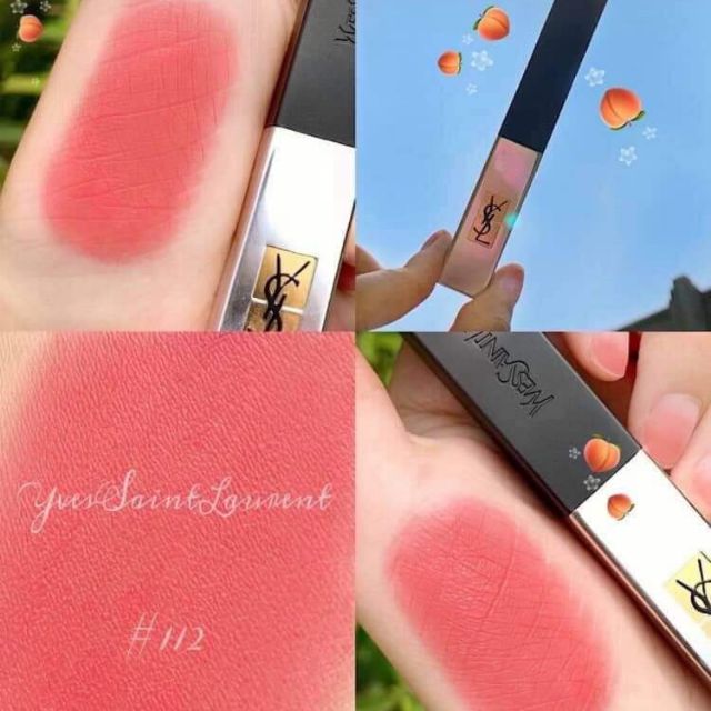 Son ysl slim bạc