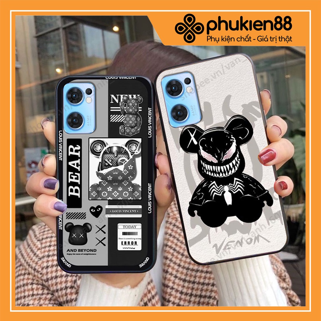 Ốp lưng Oppo Reno5 4G / Reno5 5G / Reno 5 hình kaws, bear brick, venom thời trang siêu ngầu