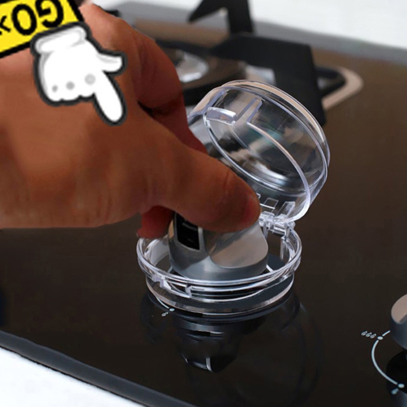 Bộ 6 Nút Vặn Bếp Ga Bảo Vệ An Toàn Cho Bé