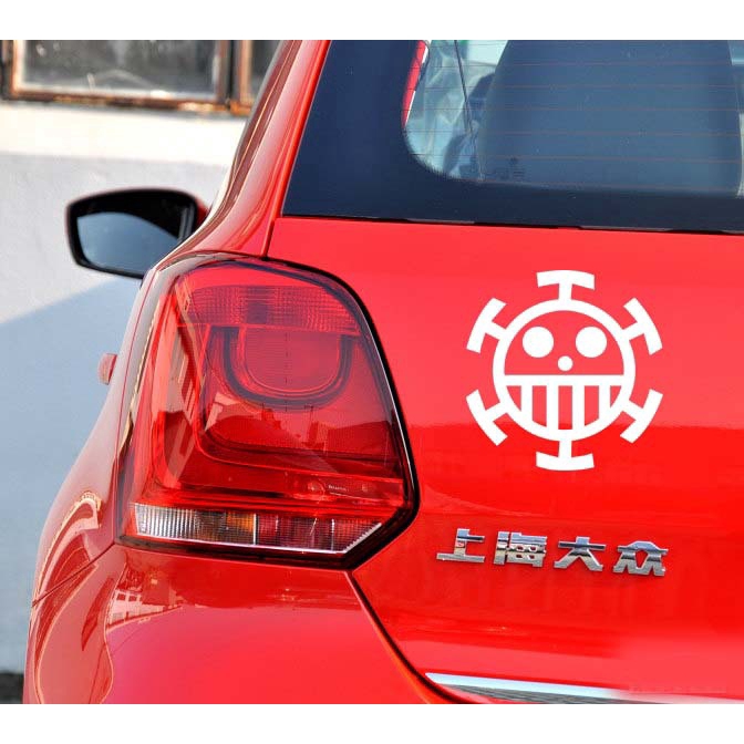 Nhãn Dán Trang Trí Xe Hơi / Cửa Sổ / Nắp Bình Xăng Chống Thấm Nước Hình One Piece