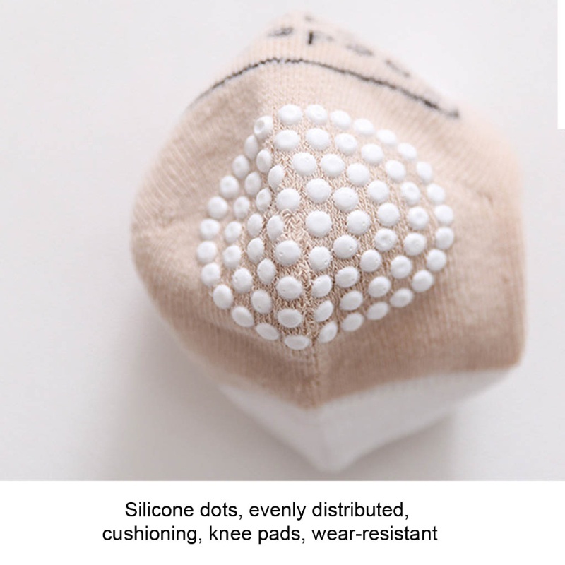 1 Cặp Đệm Bảo Vệ Đầu Gối / Khuỷu Tay Chống Trượt Giữ Ấm Cho Bé Tập Bò