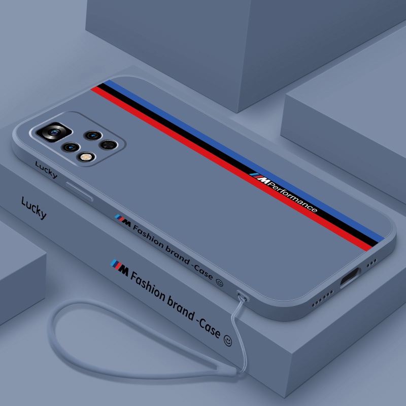 Ốp Redmi Note 11/Note11S/ Note 11 Pro 5G điện thoại silicon có dây cầm cho