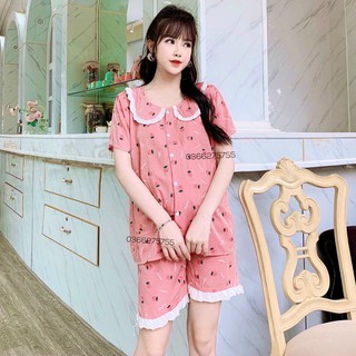 Đồ bộ bầu mặc nhà chất đũi