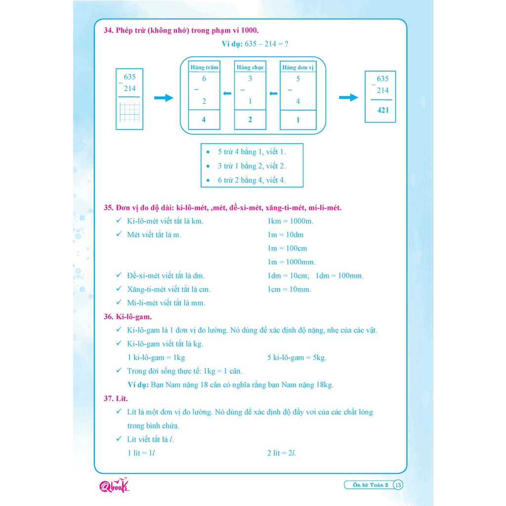 Sách - Ôn hè Toán 2 dành cho học sinh từ lớp 2 lên lớp 3 (chương trình mới)