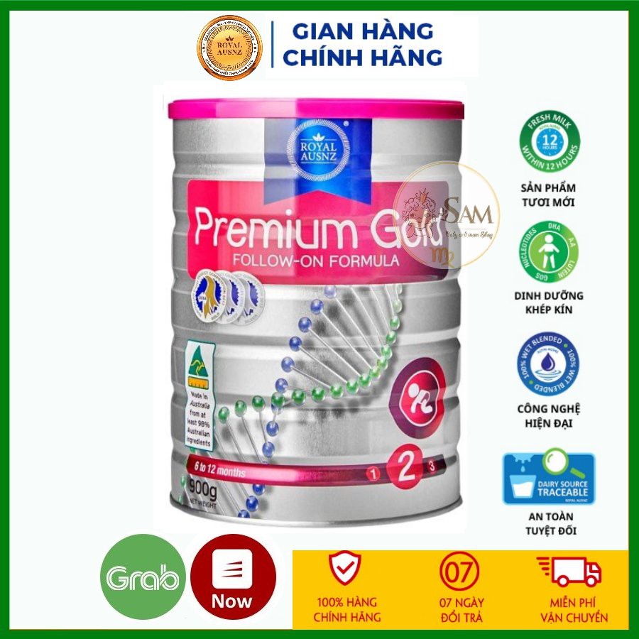 [Mã 267FMCGSALE giảm 8% đơn 500K] Sữa Hoàng Gia Úc Royal Ausnz Premium Gold Số 1, 2, 3 (Hàng Air Nội địa)