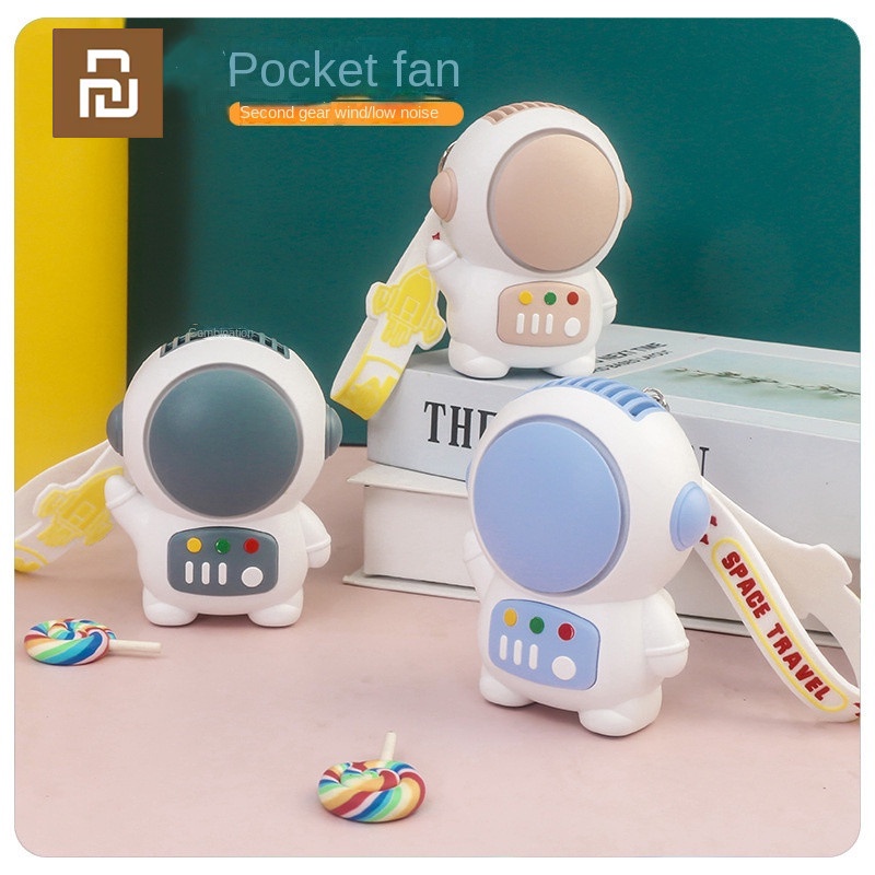 Quạt Mini Xiaomi Youpin Không Cánh Di Động Kèm Móc Khóa Thời Trang Cho Học Sinh