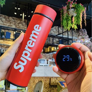 [Hàng Cao Cấp] Bình giữ nhiệt Supreme chất Lừ INOX có nhiệt kế 500ml - Bảo Hành 6 tháng 🔥Freeship🔥