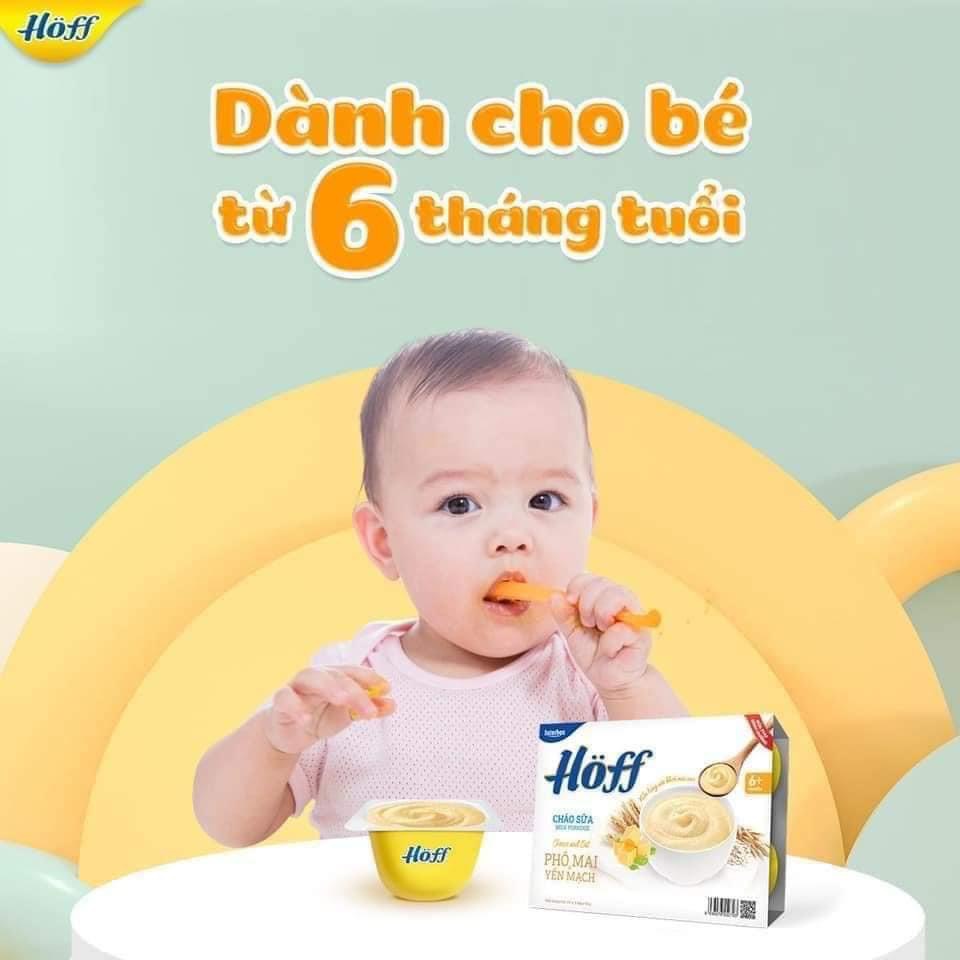Cháo Sữa Phô Mai - Yến Mạch HOFF vỉ 6 hộp x 55g