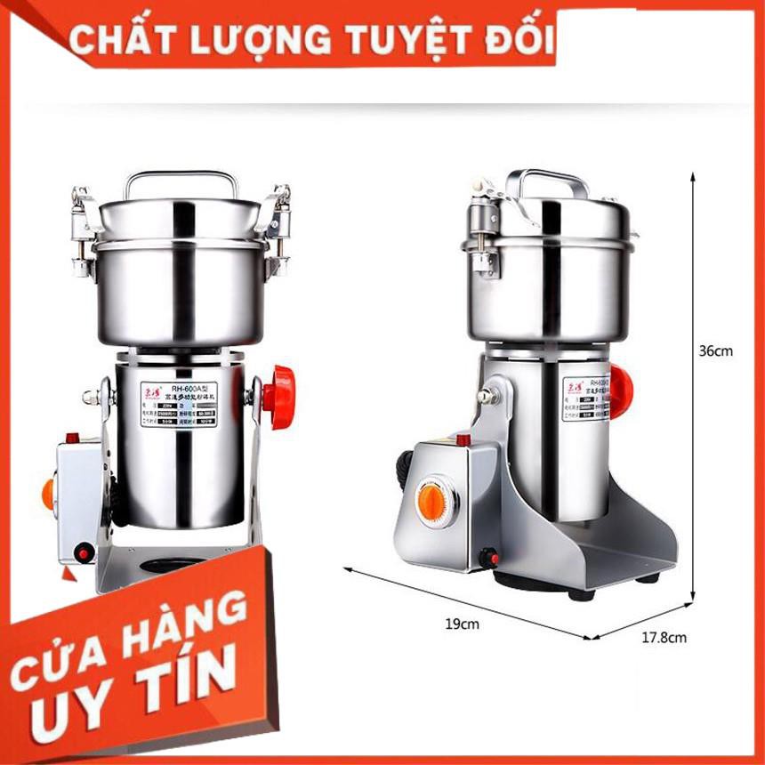 Máy Nghiền Bột Siêu Mịn, Máy xay đồ khô nghiền tinh bột nghệ ngũ cốc tam thất loại 800g - Hàng Nhập khẩu Chính Hãng