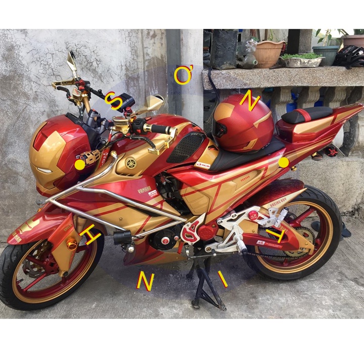 Sơn xịt Samurai màu Đỏ Yamaha - 1108