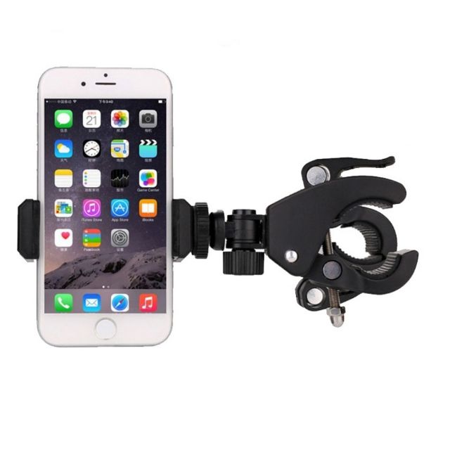 Tay giữ điện thoại - máy ảnh - camera kẹp chân tripod - xe máy - đạp - giá đỡ - giúp livestream nhiều máy một lúc