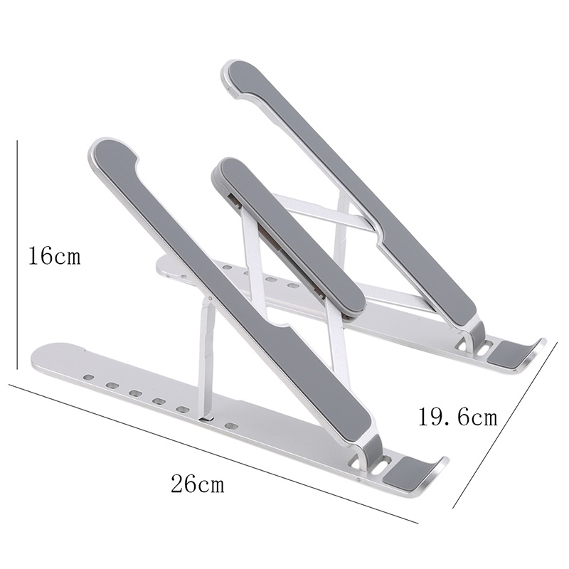 Aluminum Alloy Adjustable Laptop Folding Laptop Stand for Notebook Computer Bracket Lifting Support