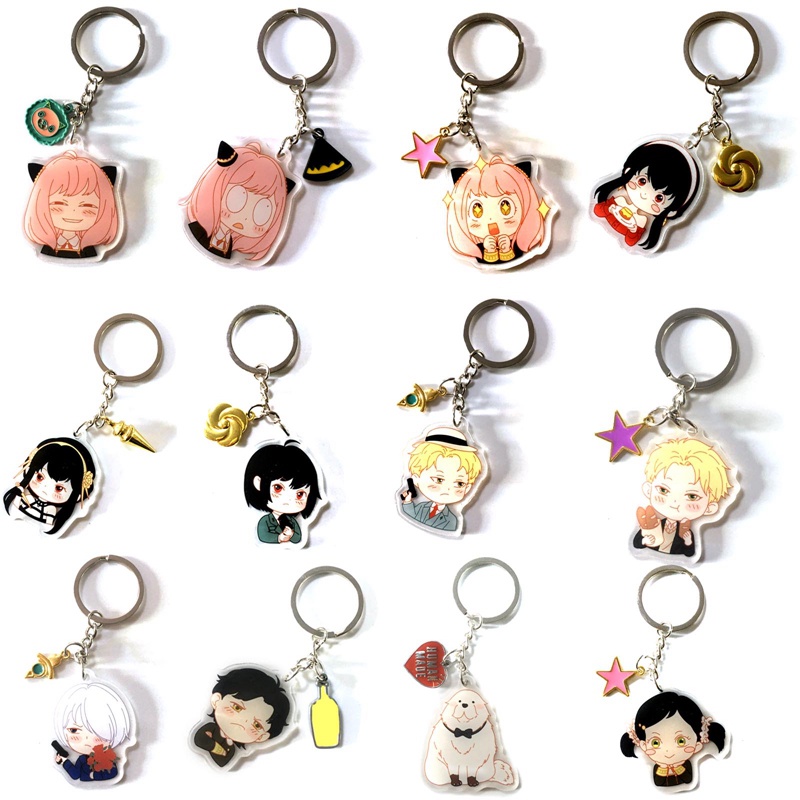 Tmdbyx Móc Khóa Acrylic Hình Nhân Vật Yor Loid Anya Yor Anime Spyxfamily