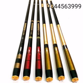 Cần câu tay shimano 5h dài 3m6,,4m5,,5m4, 6m3 nhiều màu
