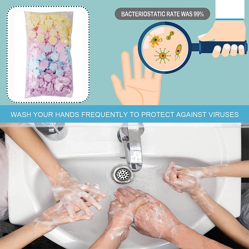 Xà Phòng Giấy Dùng Một Lần Hỗn Hợp Thiết Kế Nhỏ Gọn Tiện Dụng