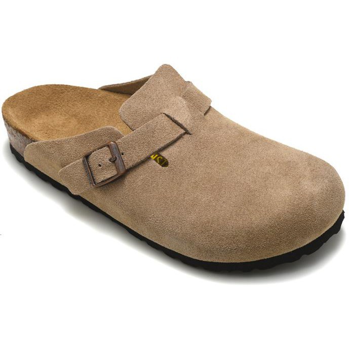 Birkenock gói một nửa dép đi trong phòng đôi da mềm mềm nam và nữ mặc cùng một loạt35-46