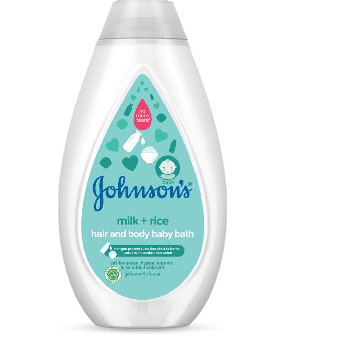 Johnson 's Milk + Rice Hair & Body Bath - Baby Bath 2 Trong 1 500ml