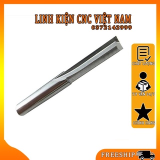 Mũi CNC 2 me thẳng 3.175 lưỡi 22mm