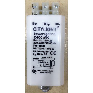 Kích nhựa khởi động đèn cao áp z400mk 70-400w city light