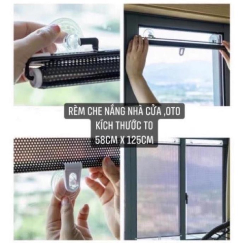 RÈM CHẮN NẮNG ĐA NĂNG MẪU MỚI SIÊU HÓT Kích thước : 58*125cm