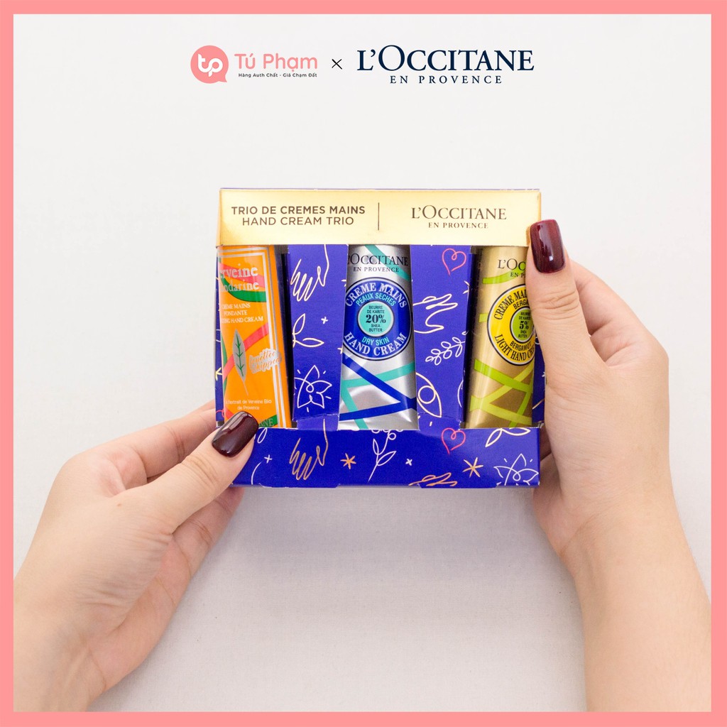 Bộ Sản Phẩm 3 Kem Dưỡng Da Tay L'occitane Trio De Cremes Mains | BigBuy360 - bigbuy360.vn