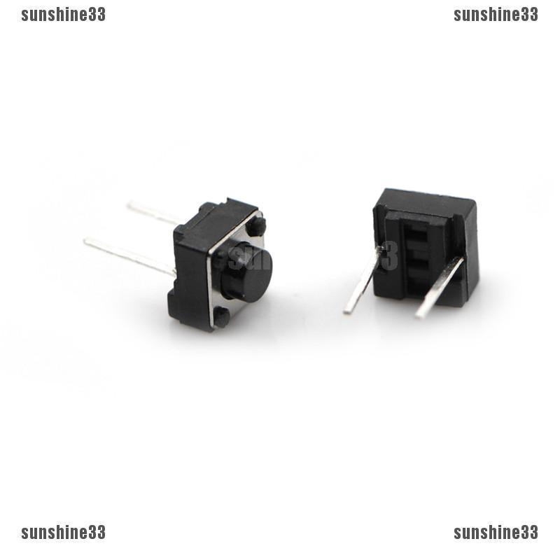 Bộ 20 Nút Công Tắc Bấm 2 Chấu 6 * 6 * 5Mm