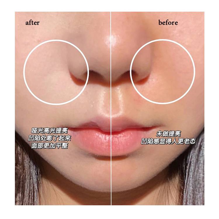 Bảng phấn tạo khối và bắt sáng hai màu