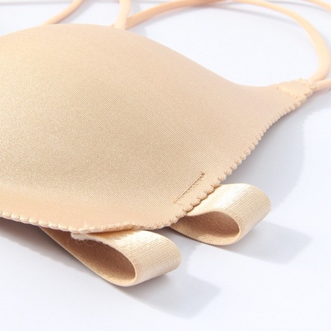Áo ngực nữ không gọng cài trước, Áo lót nữ mút mỏng chất su trơn, Bra dây chéo lưng SAVILL B810
