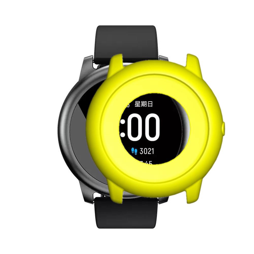 Ốp silicone linh hoạt bảo vệ toàn diện màn hình chống trầy xước cho đồng hồ Haylou Solar Smart Watch