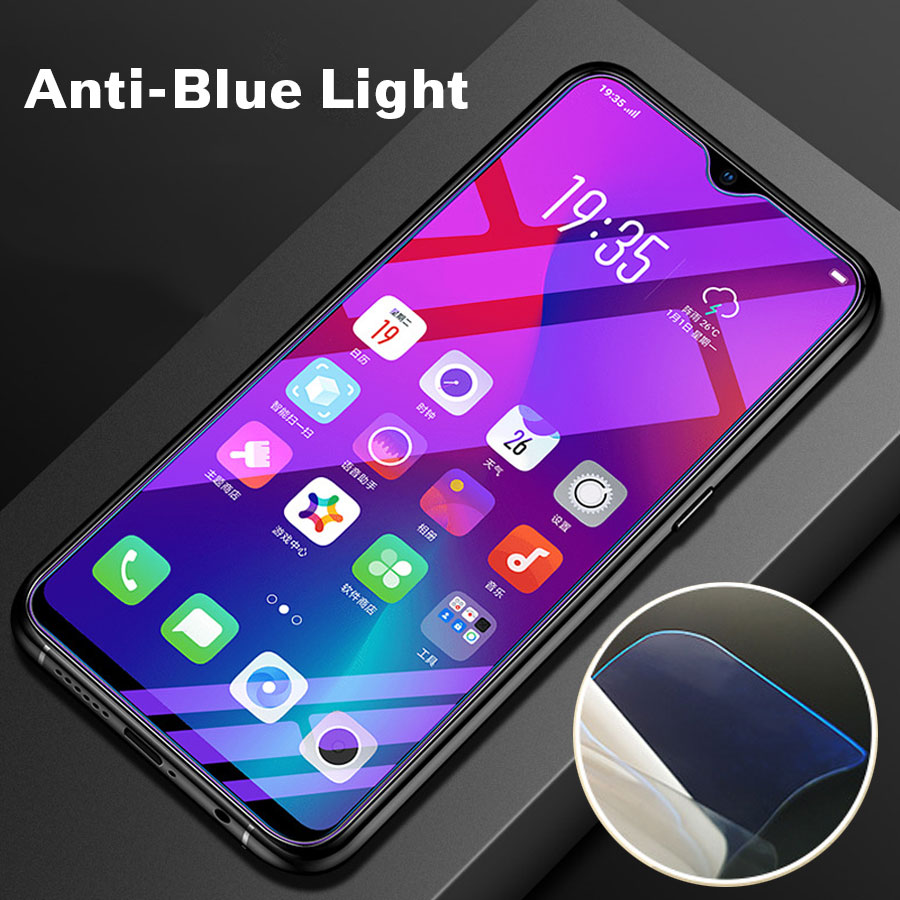 Kính Cường Lực Chống Ánh Sáng Xanh Cho Xiaomi Mi Redmi Note 7 8 9 Pro 9s 9a 9c 8a 10t 9t Poco X3 Youth F1 F2