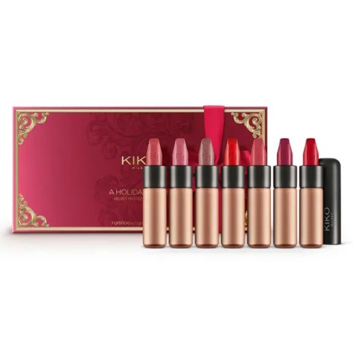 Sét son lì kiko velvet 7 son các màu 311 - 312 -315 -316 -317 - 328 -329 combo 7 son môi kiko milano-VĐ