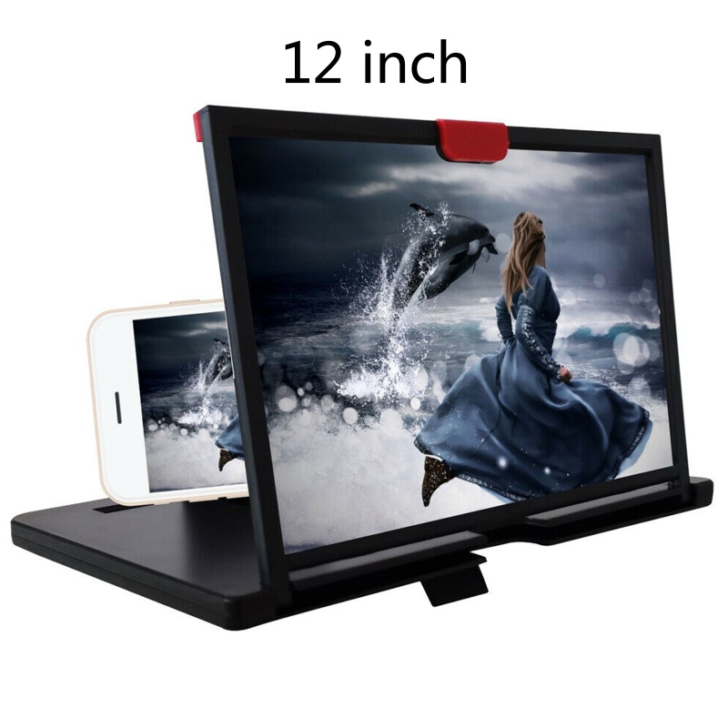 Bộ Khuếch Đại Màn Hình Điện Thoại 3d 10 / 12 Inch Giá Đỡ