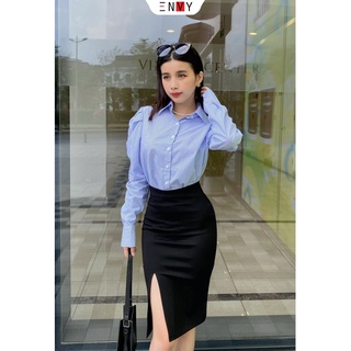 Áo sơ mi nữ tay kiểu ENVY S175 sang trọng trẻ trung