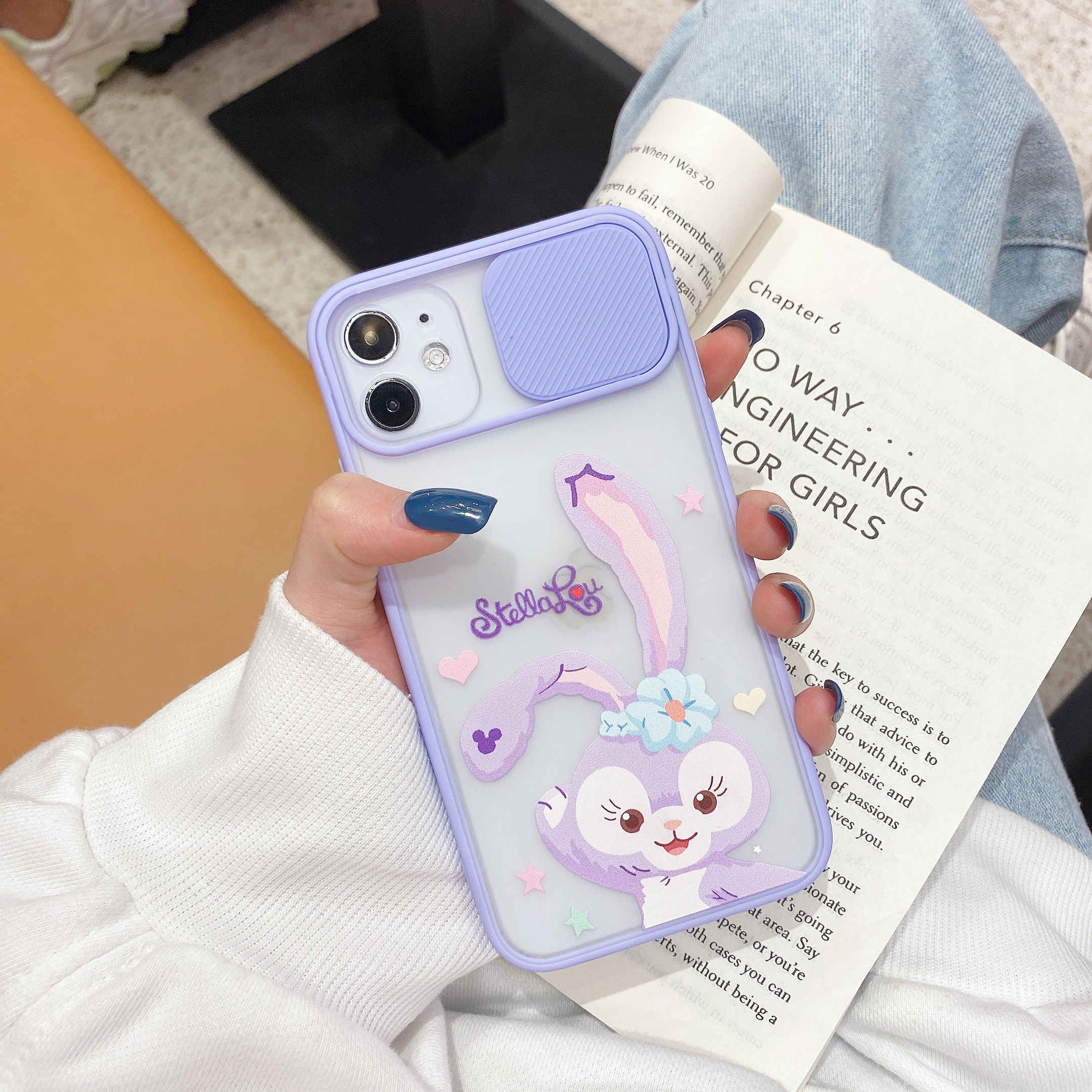 Stella Ốp Điện Thoại Tpu Nhám In Hình Thỏ Hoạt Hình Cho Iphone 12 Pro Max 11 Pro Xs Xr Max 6plus 7plus 8plus | BigBuy360 - bigbuy360.vn