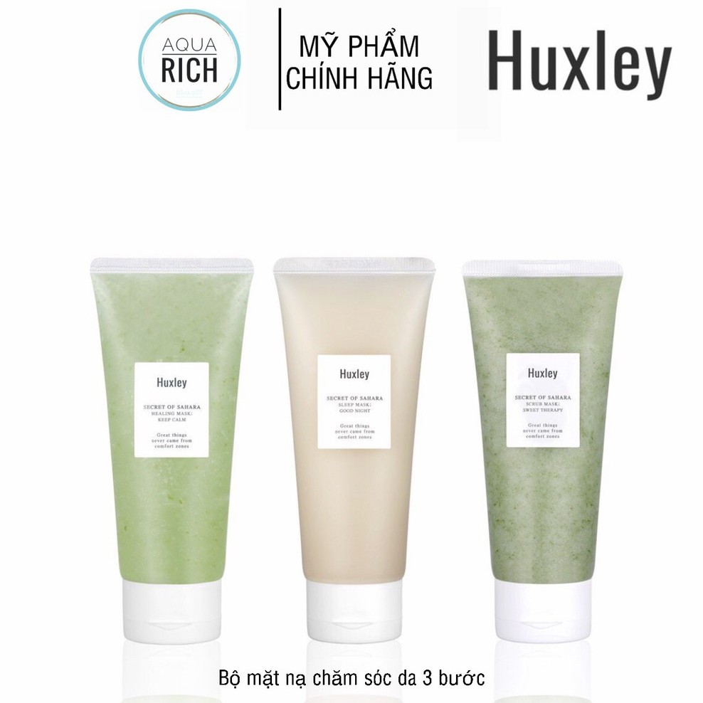 Mặt Nạ Ngủ Huxley Mask Scrub Fullsize Tuýp 120g