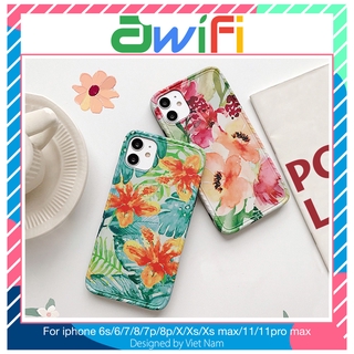 Ốp iphone - Ốp lưng imd new Sơn dầu hoa đỗ quyên 6s/6plus/6splus/7/8/7plus/8plus/x/xs/xsmax/11/11promax-Awifi Case