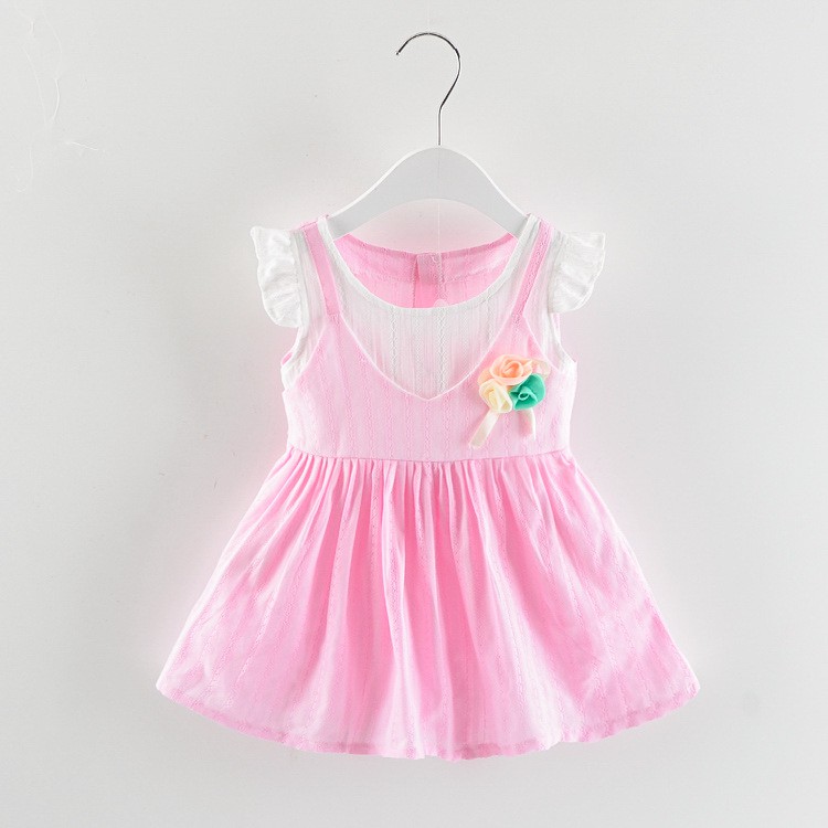 SALE SỐC váy cộc tay bé gái, váy mùa hè bé gái M144