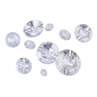 Bộ 10 Nút Áo Đính Đá 10MM - 35MM
