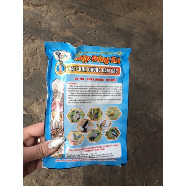 Cám chim Hiệp Đồng Nai- hạt dinh dưỡng đậm đặc