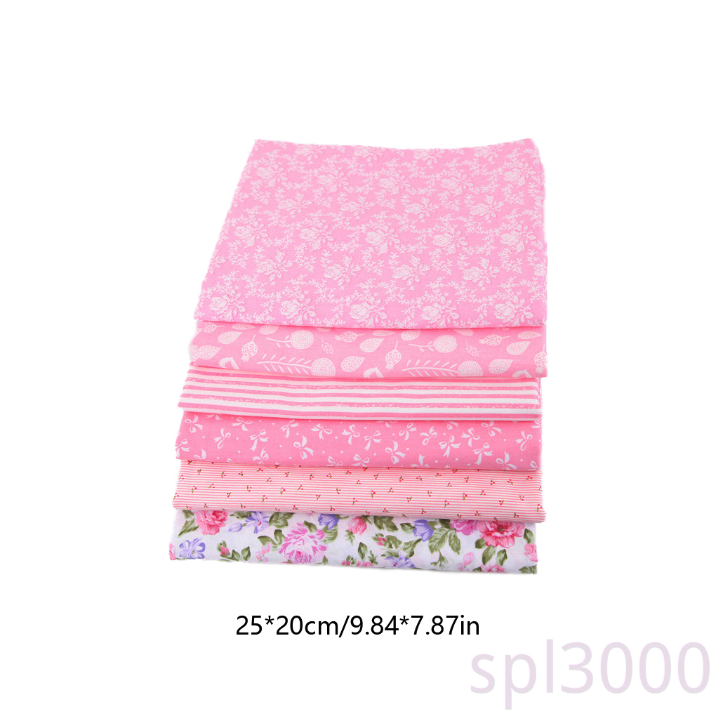 Vải cotton thoáng mát họa tiết hoa cho may vá và làm phụ kiện