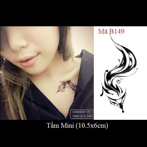 Hình xăm dán con cáo B149