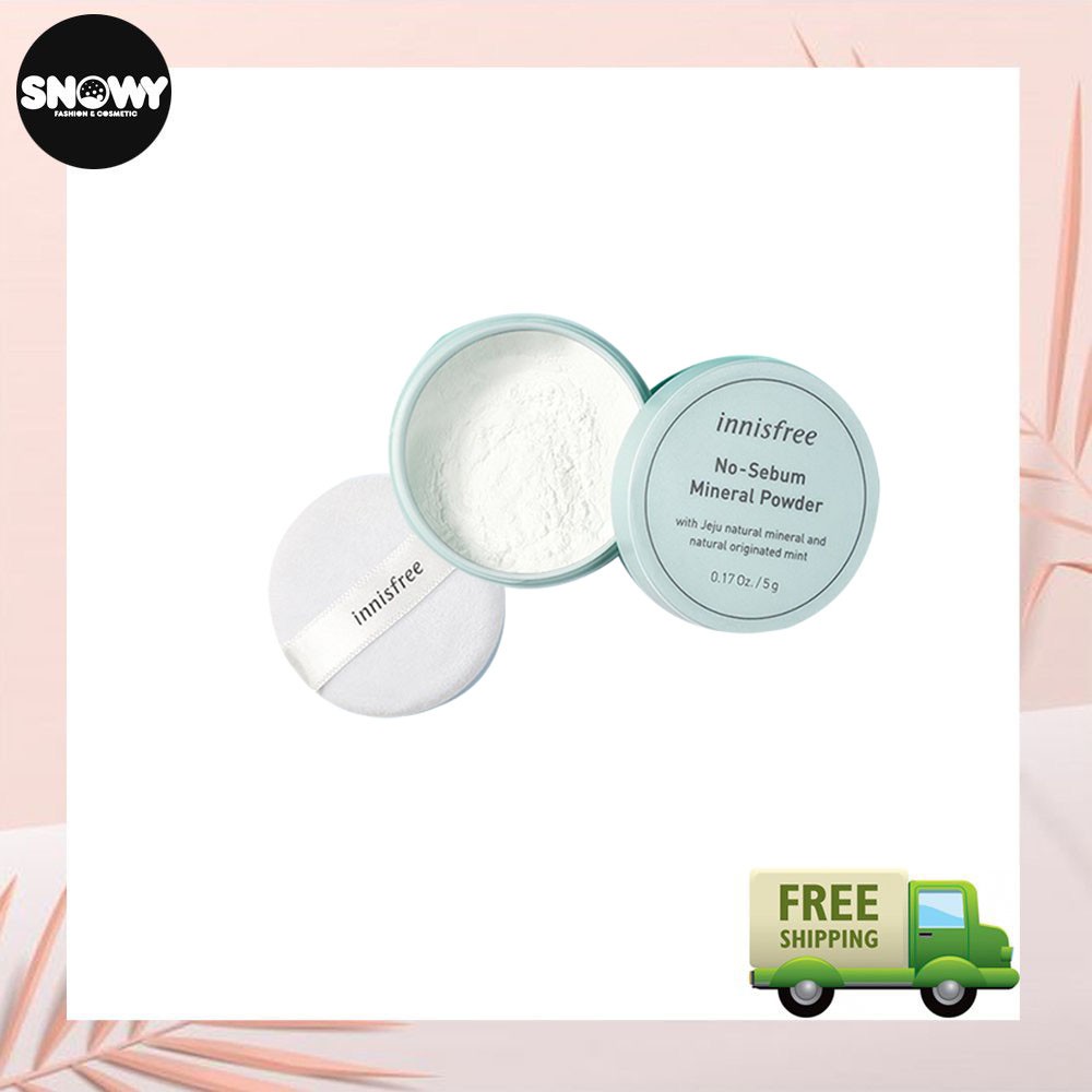 Phấn phủ dạng bột kiềm dầu Innisfree - No sebum