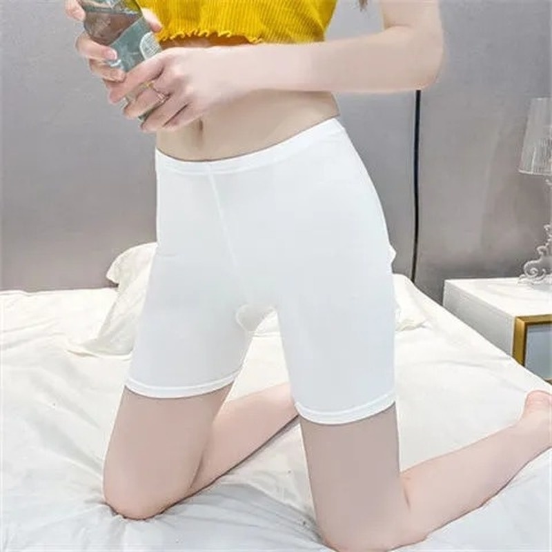 Quần Lót Boxer Không Đường May Vải Cotton Mềm Mại Siêu Mỏng Co Giãn Thời Trang Mùa Hè Dành Cho Nữ