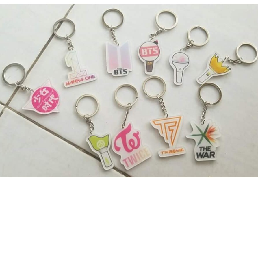 Móc khóa BTS, Wanna one, Exo,Big Bang, TF Boys, Got 7, Seventeen, SNSD, Twice,