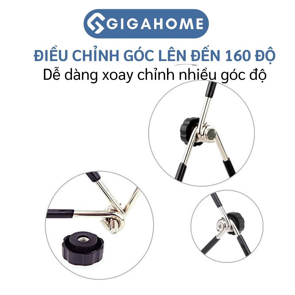Giá Đỡ Điện Thoại, Máy Tính Bảng Gấp Gọn GIGAHOME Khung Kim Loại, Điều Chỉnh Góc 5434