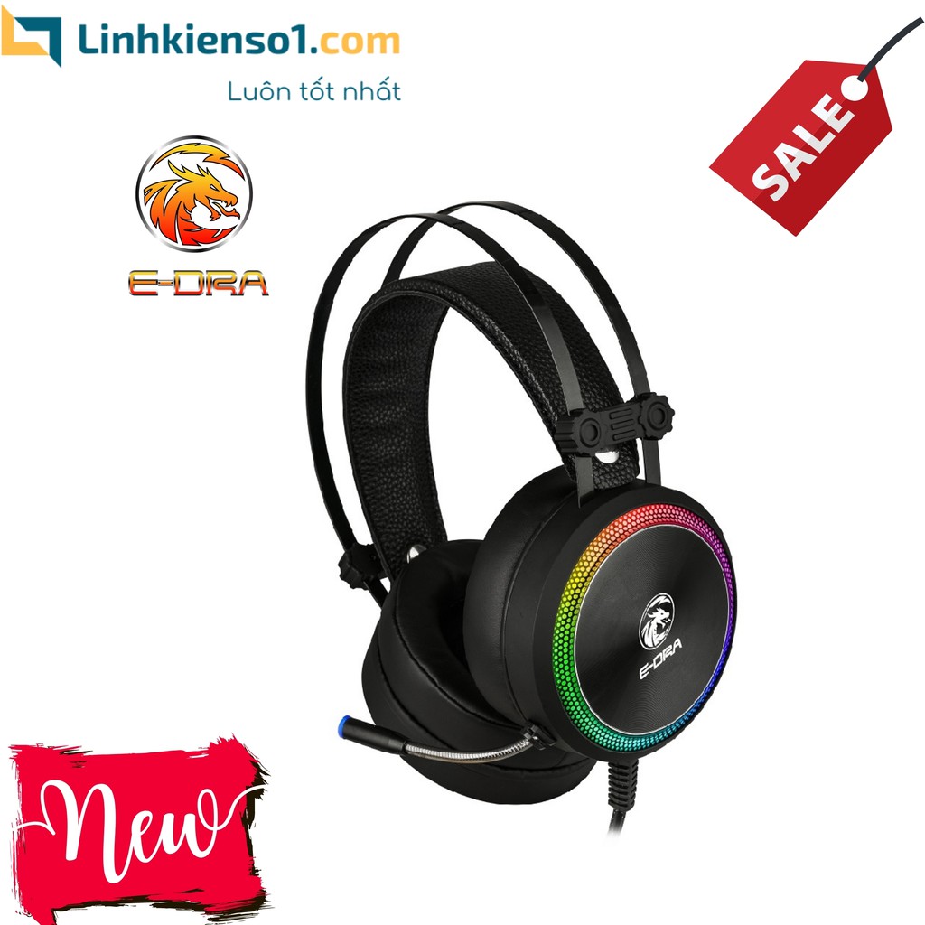 Tai nghe Gaming E-Dra EH412 Pro giả lập 7.1 kết nối USB