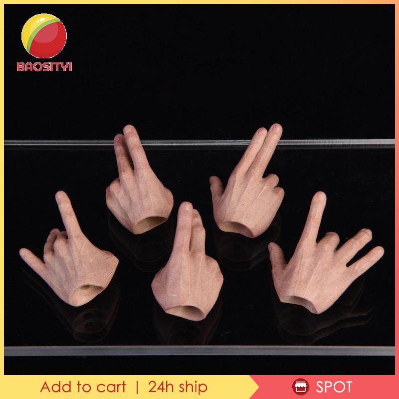 Bộ 5 Mô Hình Bàn Tay Nam Giới Bằng Lúa Mạch 1 / 6 DML HT PH 12 ''