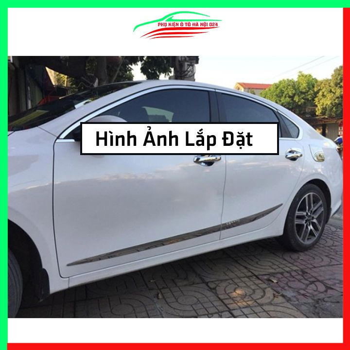 Bộ ốp nẹp sườn Cerato 2019-2022 mạ crom trang trí làm đẹp xe