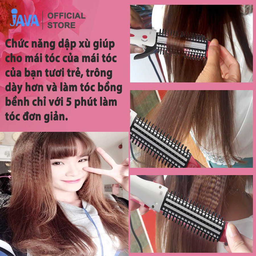 [ GIÁ LẺ BẰNG SỈ ] Máy làm tóc 3 in 1 đa năng Lược điện Nova - LÀM ĐẸP TẠI NHÀ